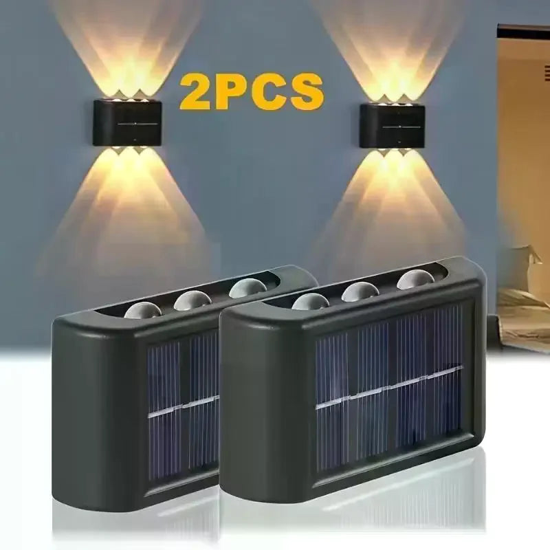 Solar Dusk to Dawn LED Wall Light – Waterproof Outdoor Lamp Solar Wall Light Axl