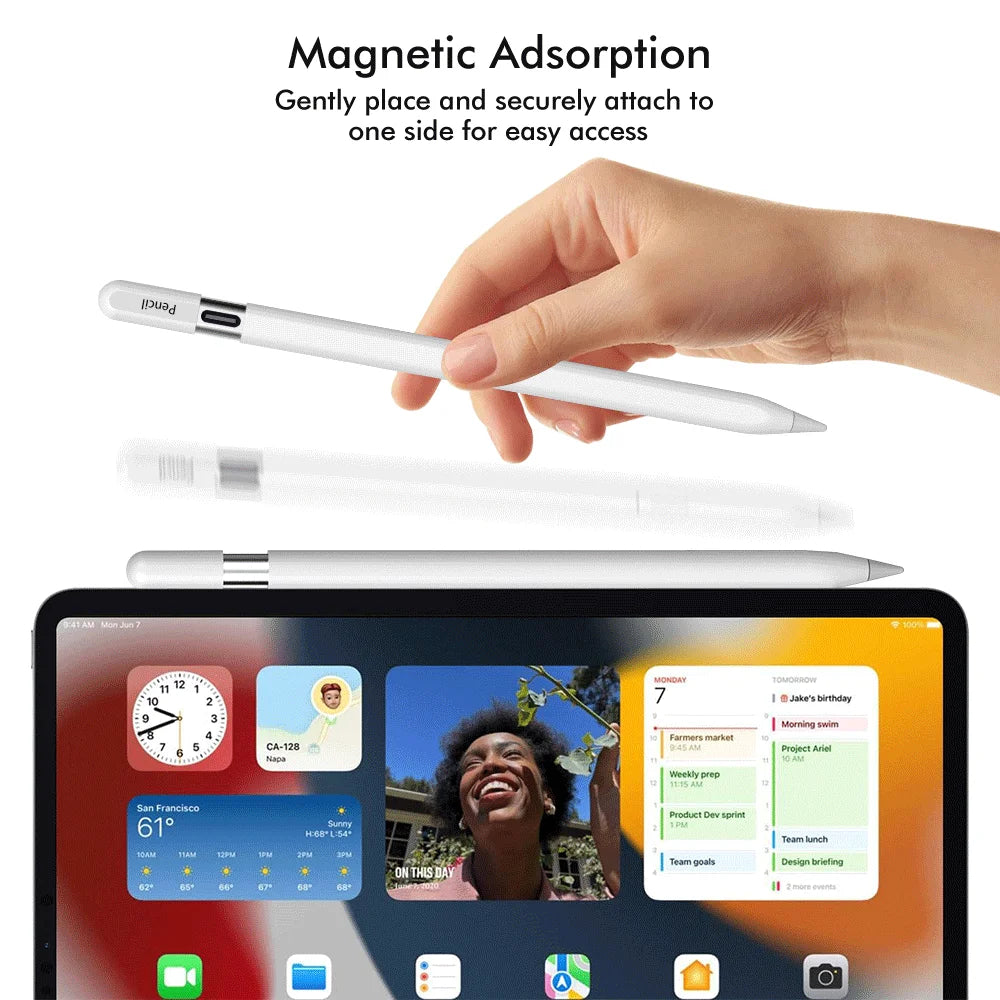 iPad Stylus Pen – Tilt Sensitivity, Palm Rejection, USB-C Tablet Stylus Pen Axl
