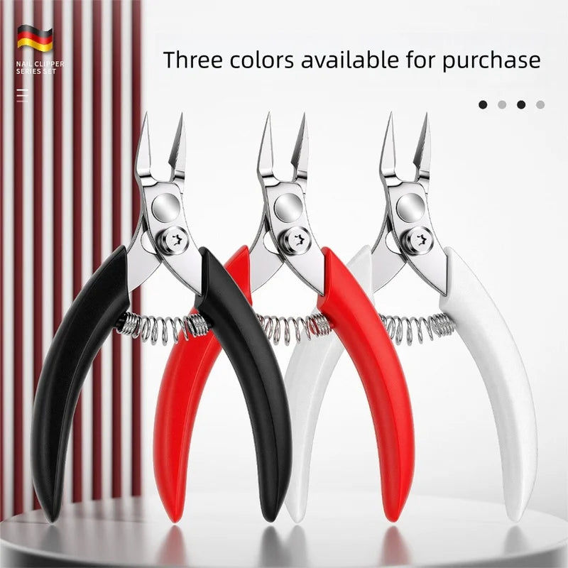 Ingrown Toenail Clipper Spring Handle Curved Blade Nail Nipper Toenail Nipper Axl