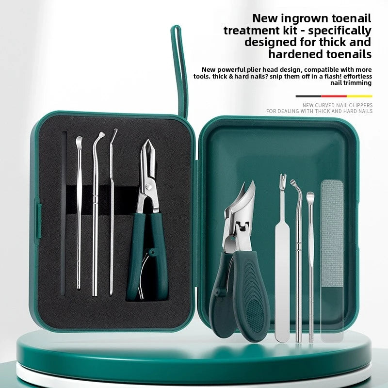 Professional 5-Piece Stainless Steel Manicure Kit & Nail Care Set Manicure Kit Axl
