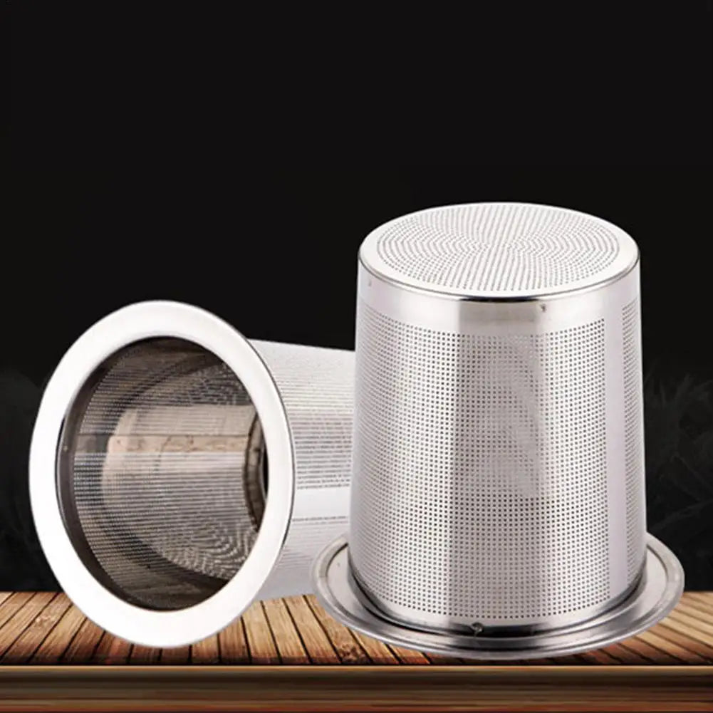 Stainless Steel Loose Tea Infuser & Strainer – Fine Mesh Tea Infuser Strainer Axl