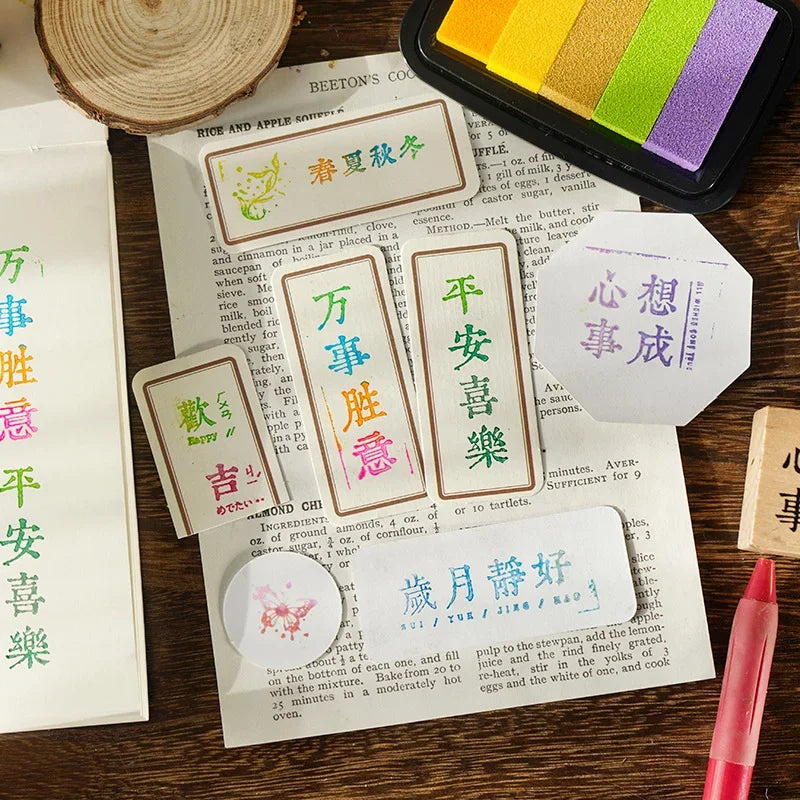 Gradient Oil-Based Ink Pad for Rubber Stamps, Paper & Wood Craft Stamp Ink Pad Axl
