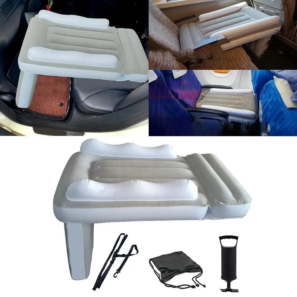 Toddler Inflatable Airplane Bed & Travel Seat Extender Mattress Toddler Travel Bed Axl