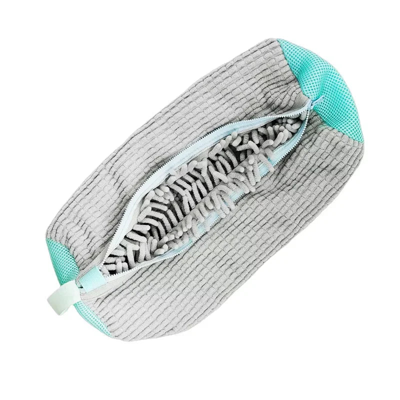 Shoe Washing Bag – Cotton Laundry Net Anti-Deformation Shoe Laundry Bag Axl grey