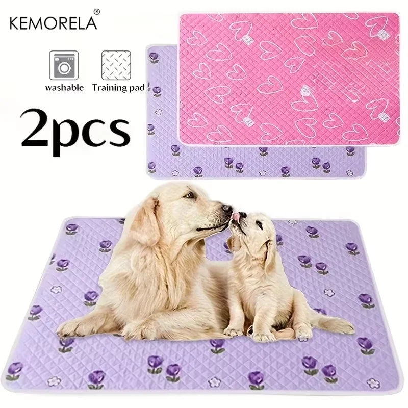 KEMORELA 2-Pack Washable Dog Training Mats – Car & Home Dog Training Mat Axl 2PCS 80x120cm