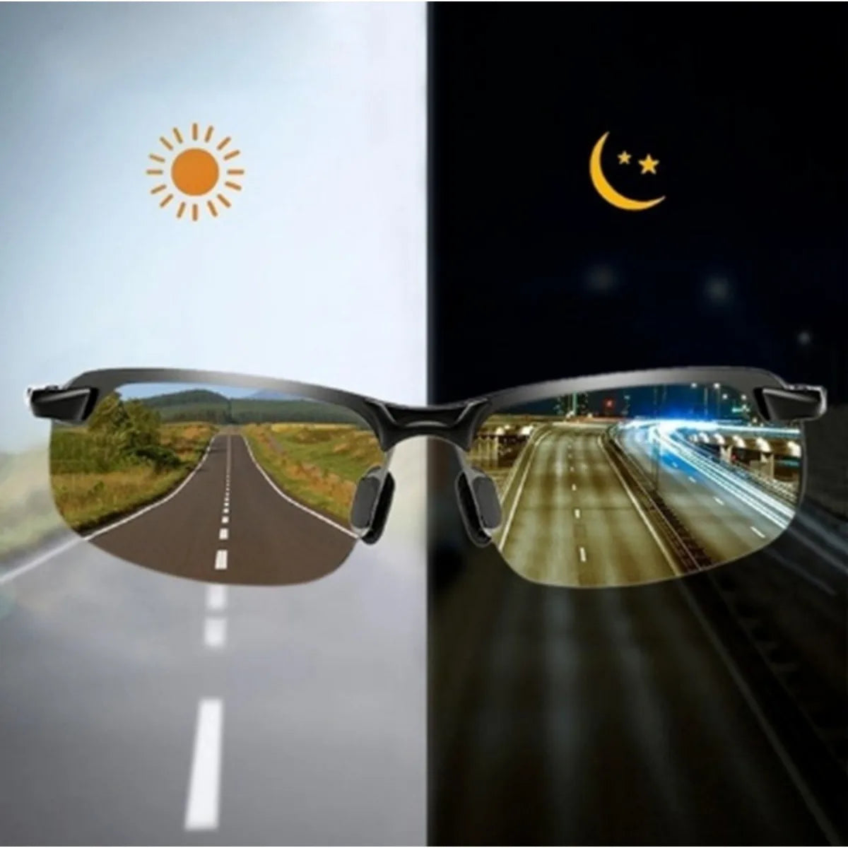 Transition Lens Sunglasses – Day & Night Driving, Fishing, Cycling Transition Sunglasses Axl