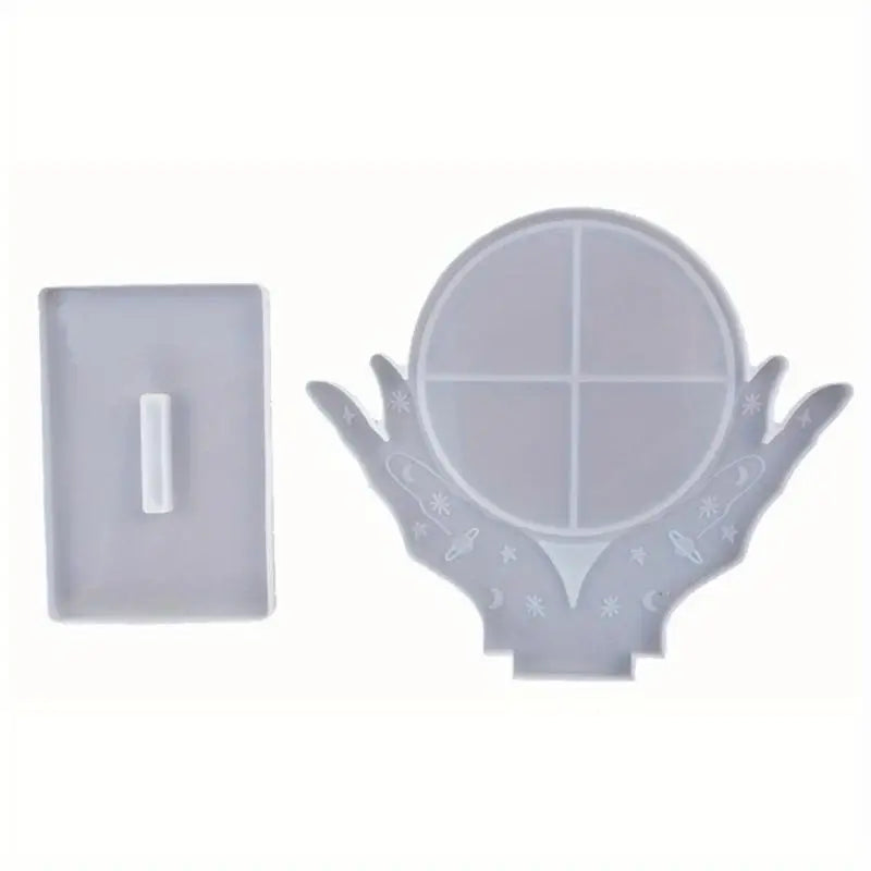 Silicone Mirror Mold for Epoxy Resin DIY Jewelry Crafts 2pc Resin Craft Mold Axl S 2pcs