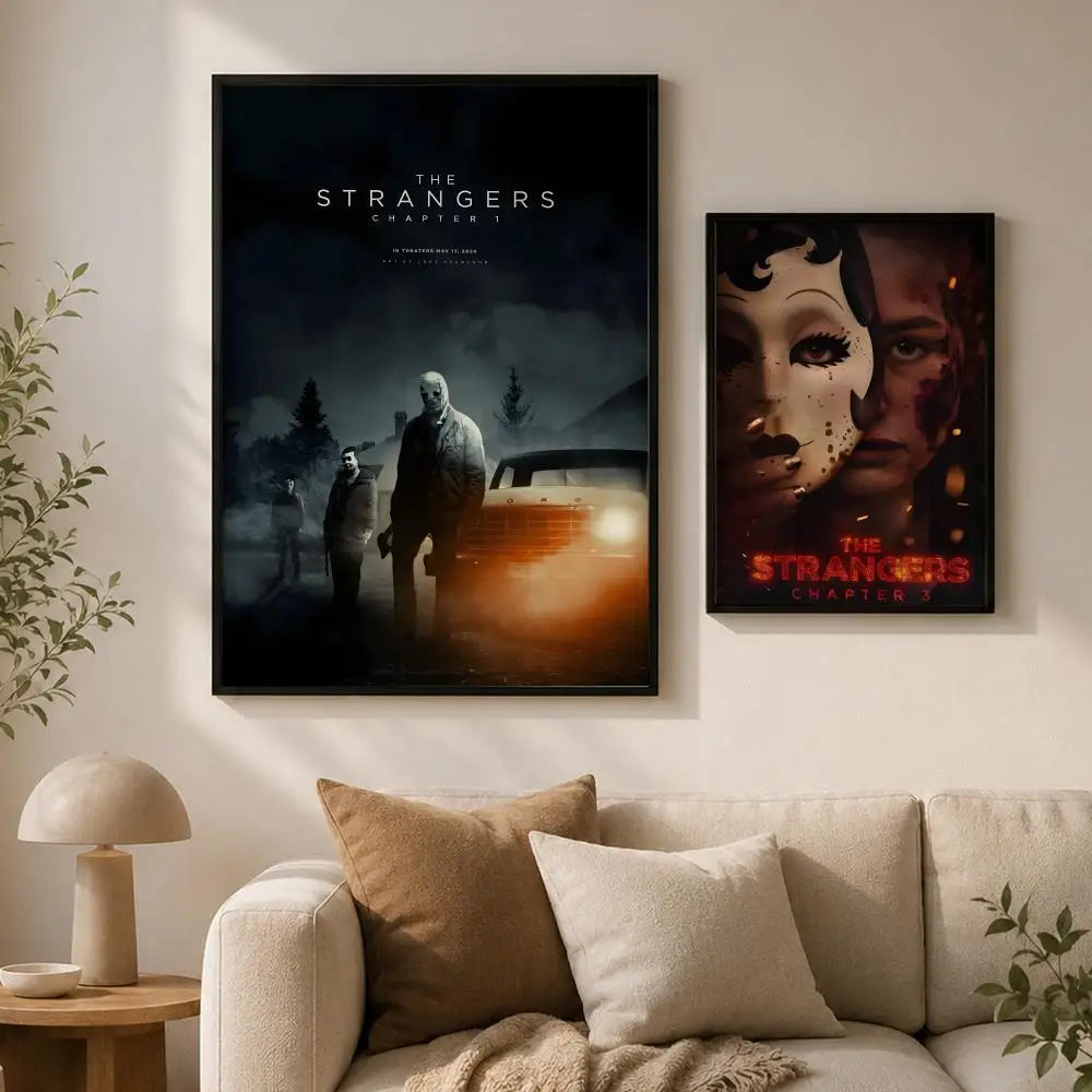 The Strangers Chapter 3 Poster – Waterproof Peel-and-Stick PVC Movie Wall Poster Axl