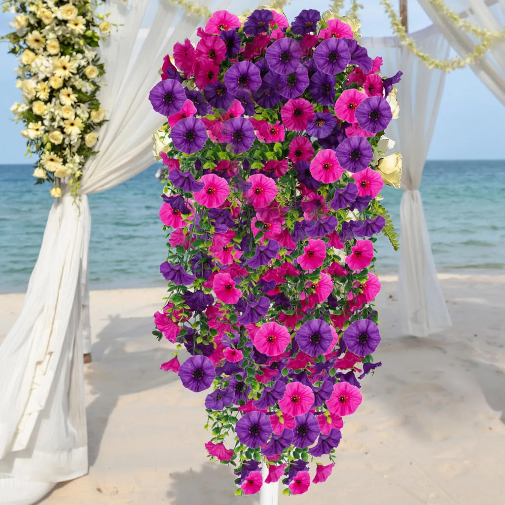 Artificial Morning Glory Vine Garland – Wedding & Home Décor Artificial Flower Garland Axl