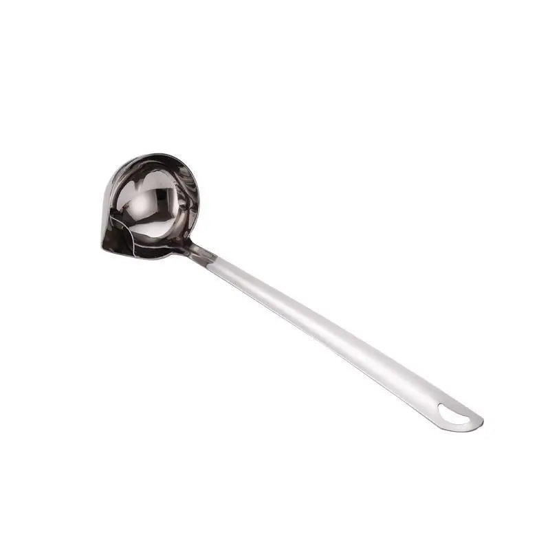 Stainless Steel Fat Separator Spoon – Oil Skimmer & Soup Filter Kitchen Utensil Axl