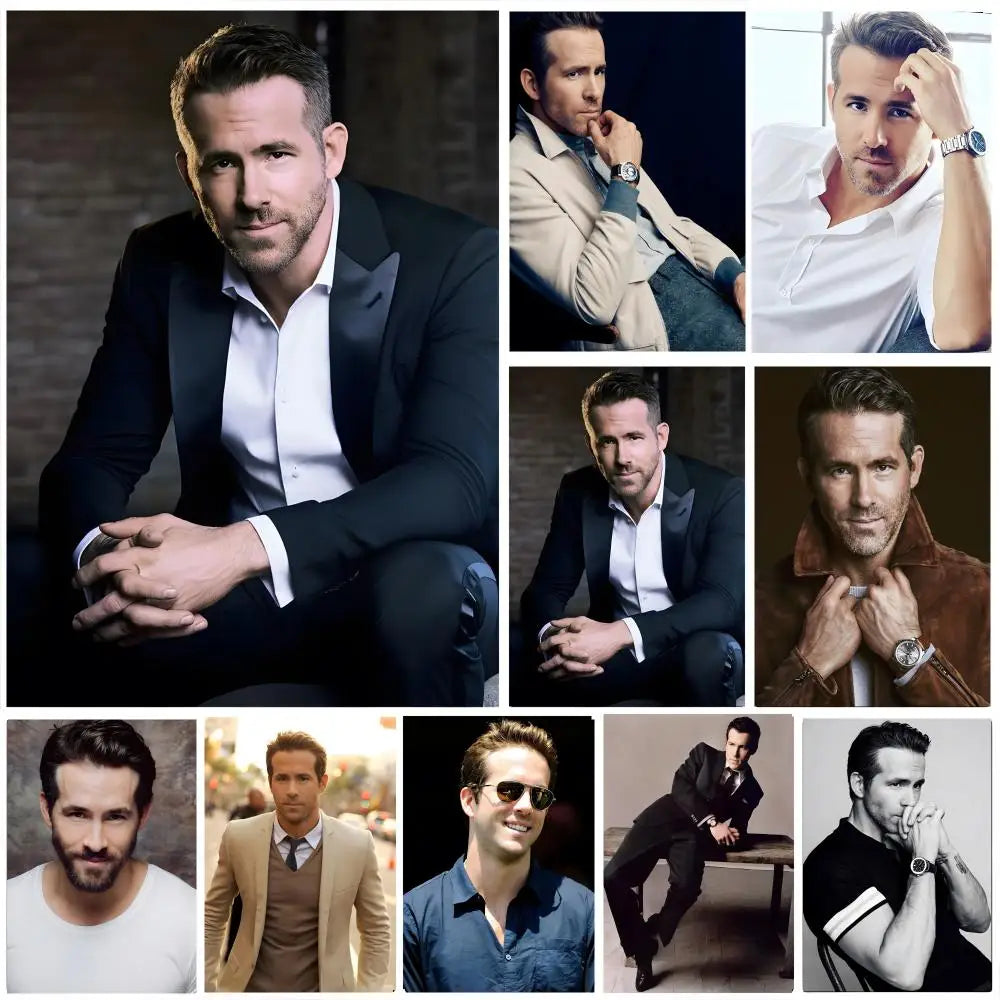 Ryan Reynolds HD Art Poster – Waterproof Sticky Wall Decor Wall Art Poster Axl