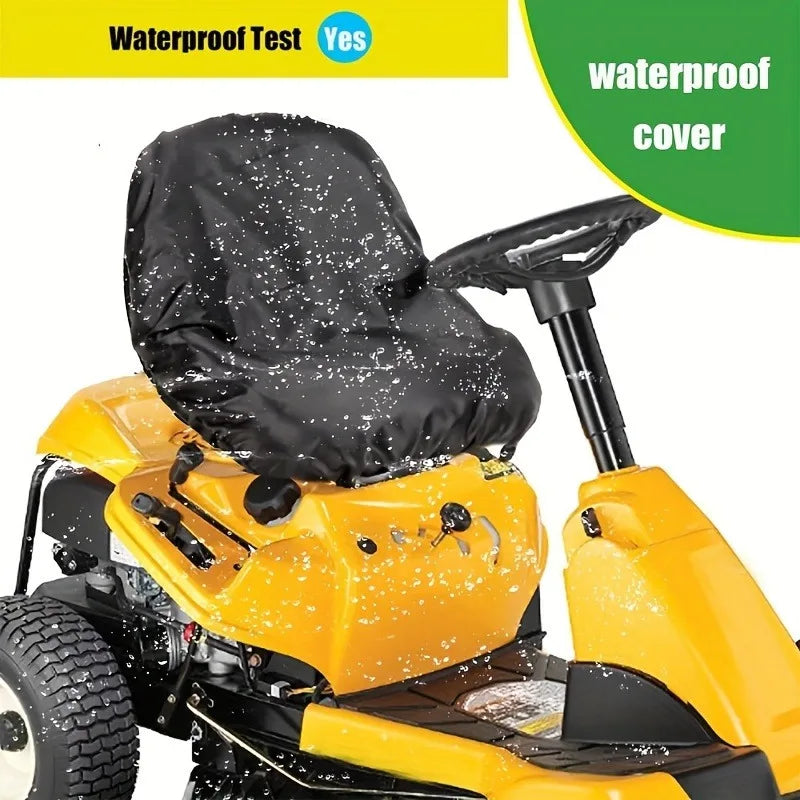 Heavy-Duty Tractor Seat Cover for Riding Lawn Mowers – Black Tractor Seat Cover Axl
