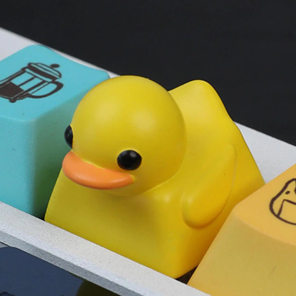 Cartoon Duck Resin Keycap | Cute Mechanical Keyboard Decor Novelty Keycap Axl