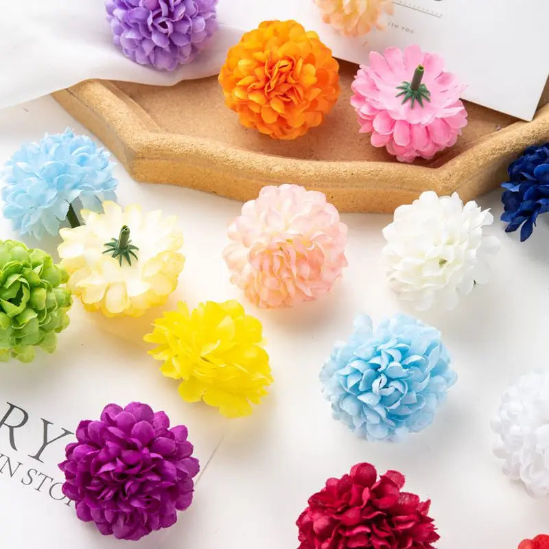 Silk Autumn Hydrangea Artificial Flowers | Wedding & Home Decor Artificial Silk Flowers Axl