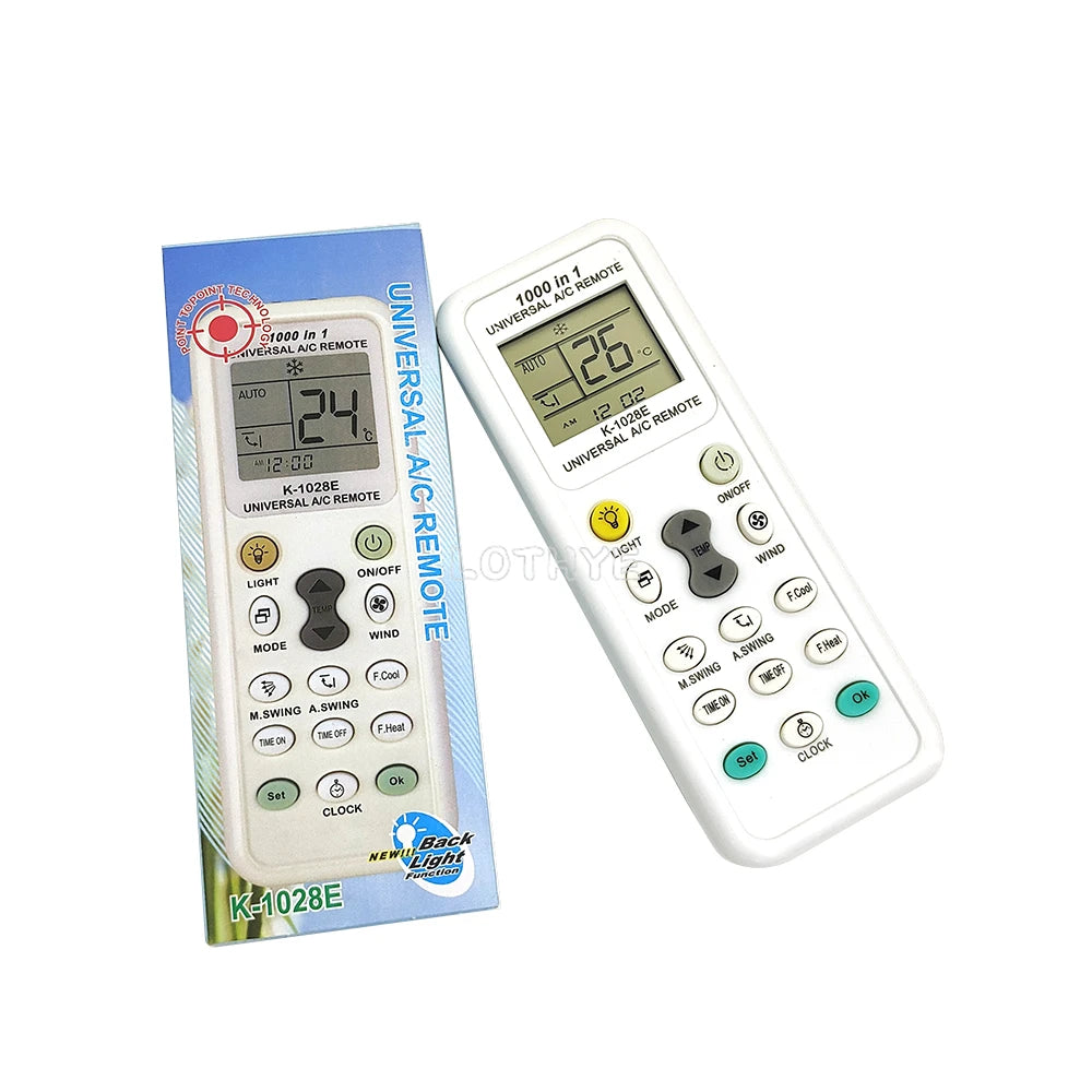 LOTHYE 1028E Universal AC Remote Control – LCD 1000-in-1 Universal AC Remote Axl