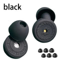 Soft Foam Earplugs for Sleep & Noise Reduction – 10 Pairs Foam Earplugs Axl HK003-black
