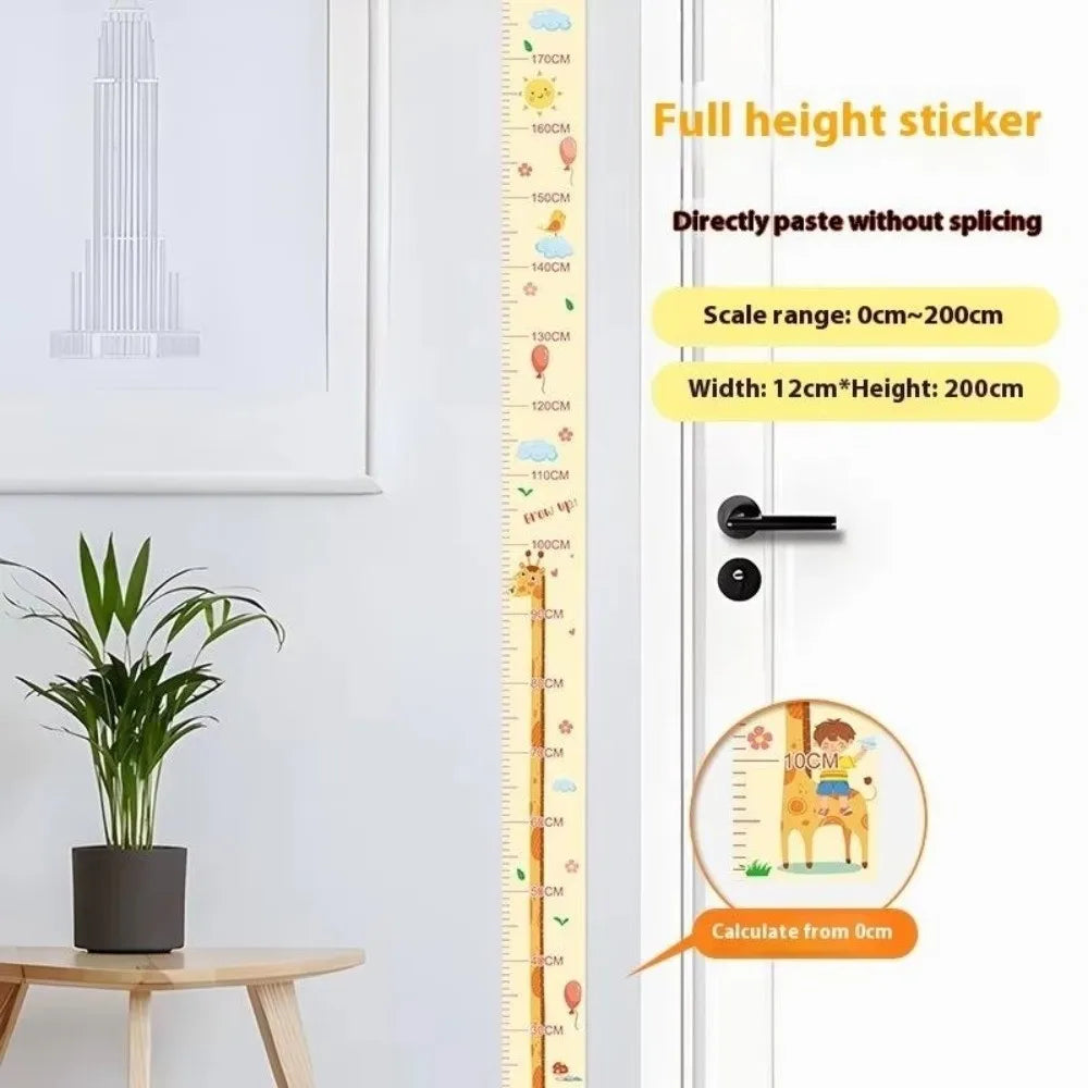 2M Kids Height Chart Wall Sticker – Cartoon Waterproof Measure Height Chart Sticker Axl