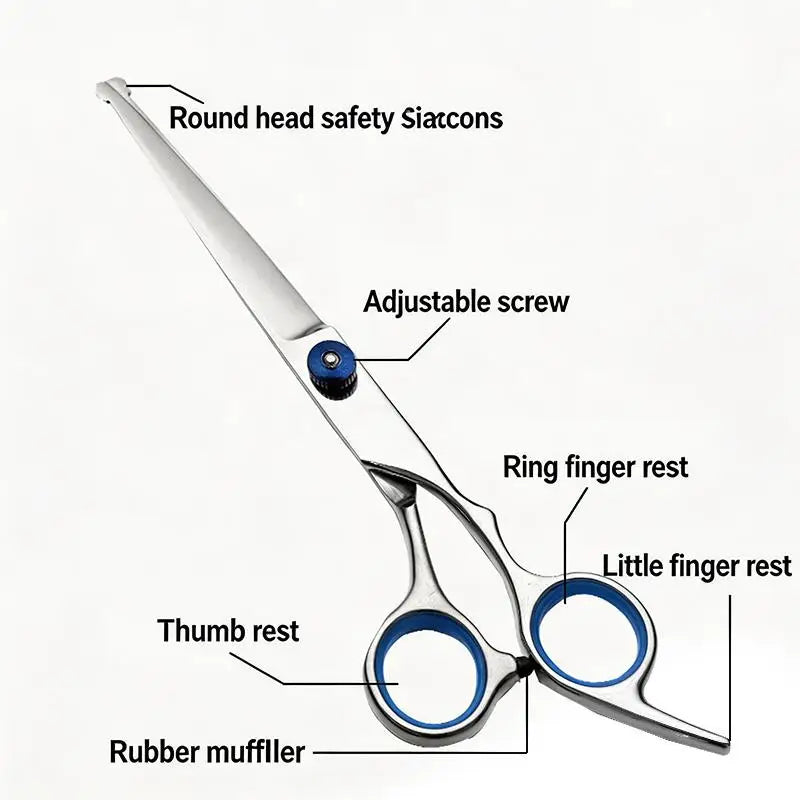 6-Inch Professional Hair Cutting & Thinning Scissors Set Hairdressing Scissors Axl