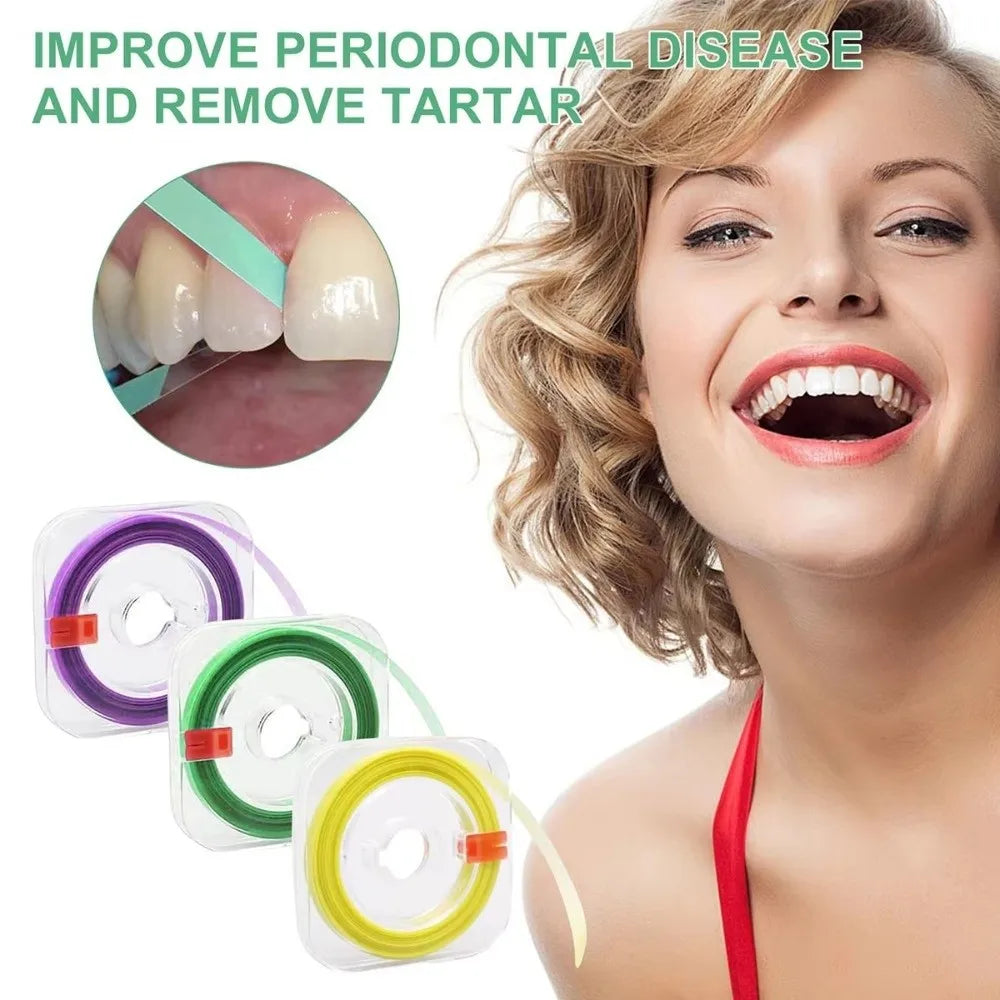 Dental Polishing Strips – Color-Coded Tooth Finishing Roll Dental Polishing Strips Axl