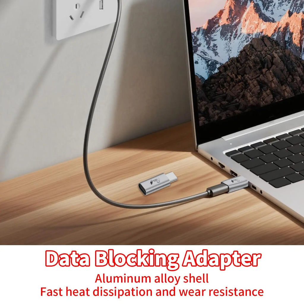 Type-C USB Data Blocker – Anti Juice Jacking Adapter USB Data Blocker Axl