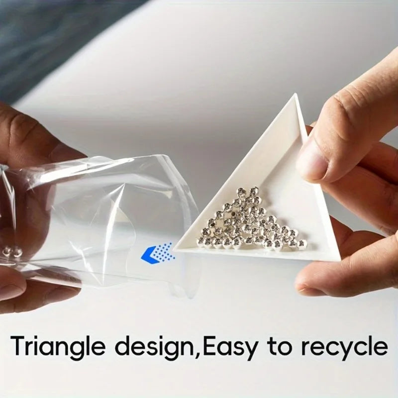 10-Piece Triangle Sorting Trays – Bead & Jewelry Organizer Jewelry Sorting Tray Axl
