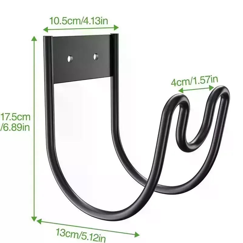 Wall Mounted Garden Hose Hanger – Rustproof Iron Rack Garden Hose Hanger Axl