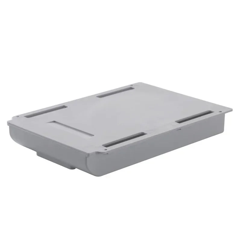 Under Desk Storage Drawer – Self-Adhesive Hidden Organizer Tray Desk Drawer Organizer Axl gray L