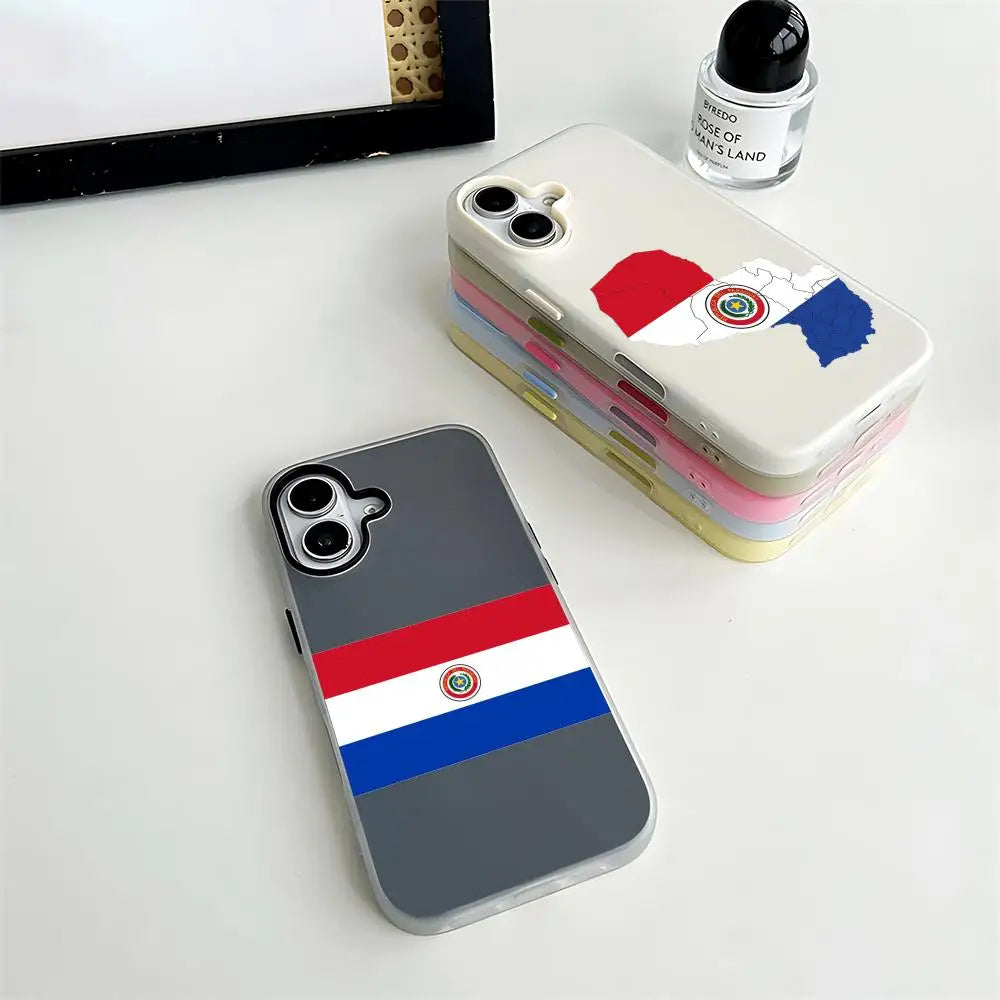 Paraguay Flag iPhone Case 2-in-1 Card Holder | iPhone 13–17 Phone Case Axl