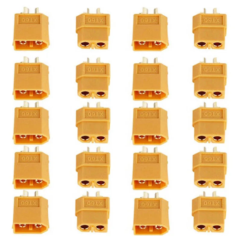 20PCS XT60 Male & Female Connectors for RC LiPo Battery (10 Pairs) RC Battery Connector Axl