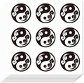 Self-Adhesive Decorative Stickers – 180 Sheets, 20 Designs Decorative Sticker Set Axl AECH04-17930