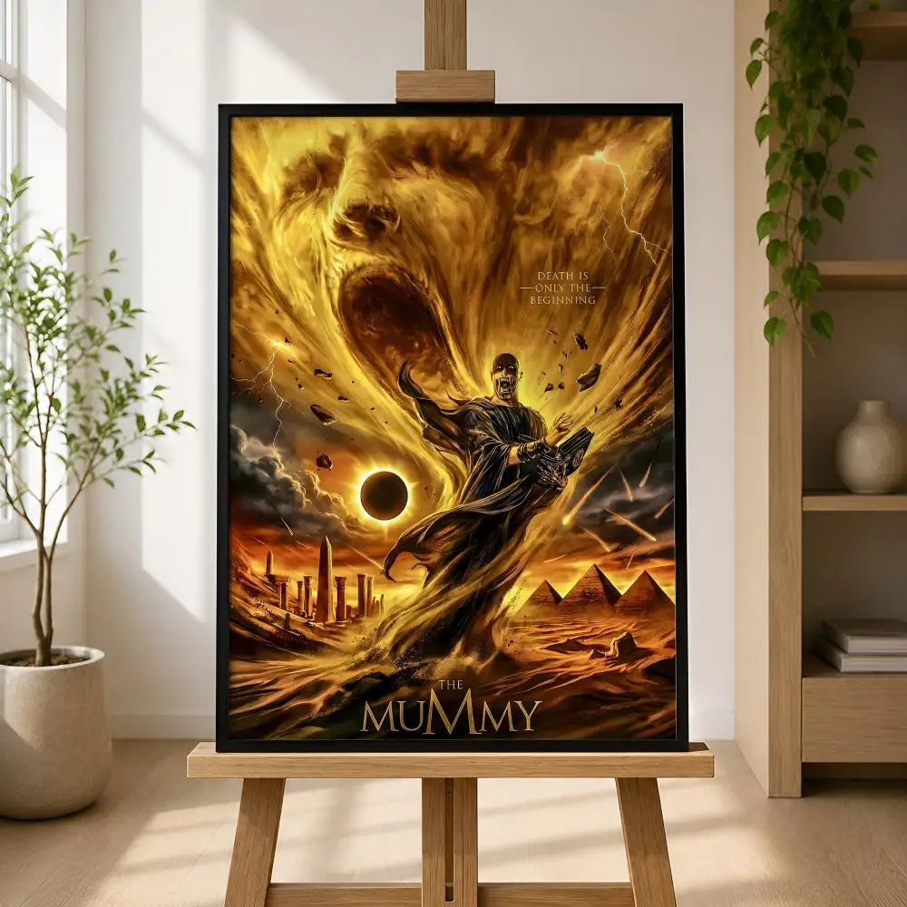 The Mummy Movie Poster – Peel-and-Stick PVC Wall Art HD Print Movie Wall Poster Axl