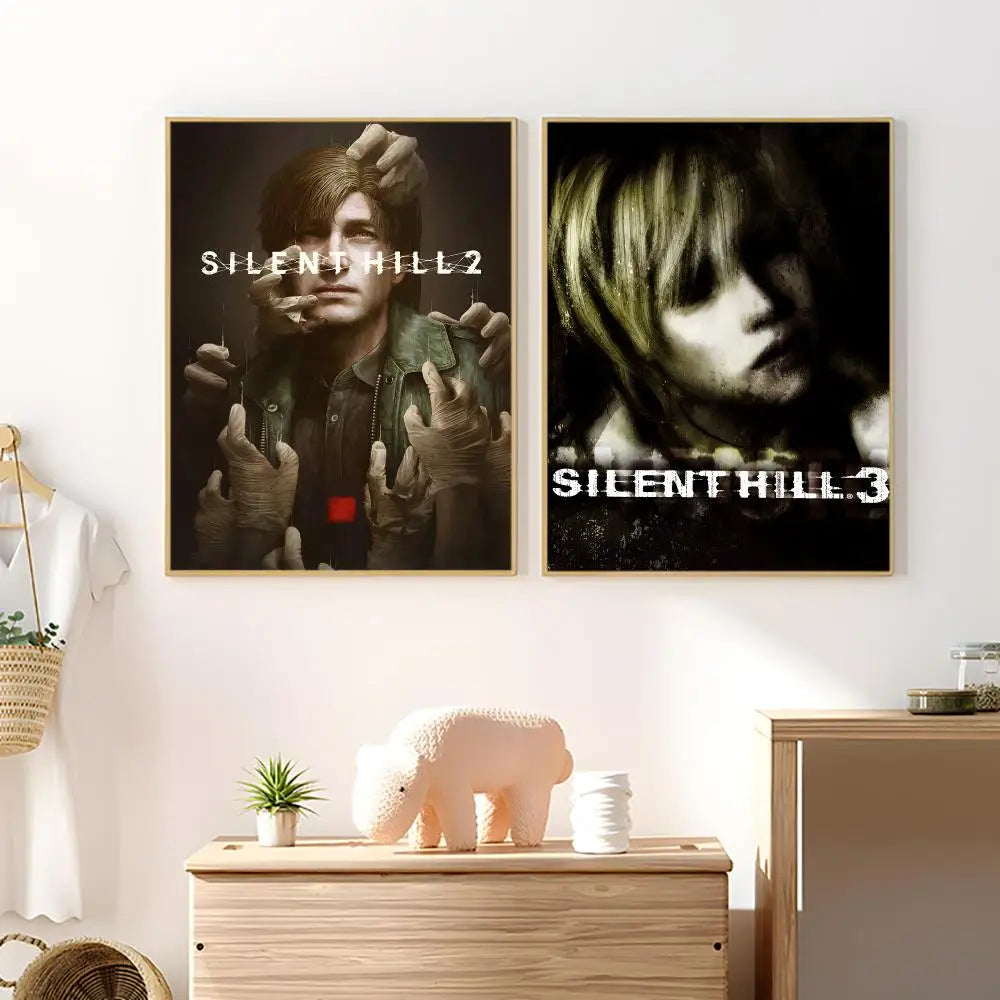 Silent Hill Poster – HD Waterproof PVC Wall Sticker Decor Wall Sticker Poster Axl