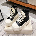 Women's Canvas Lace-Up Boots – Low Heel Round Toe Booties Women's Canvas Boots Axl Leather 40