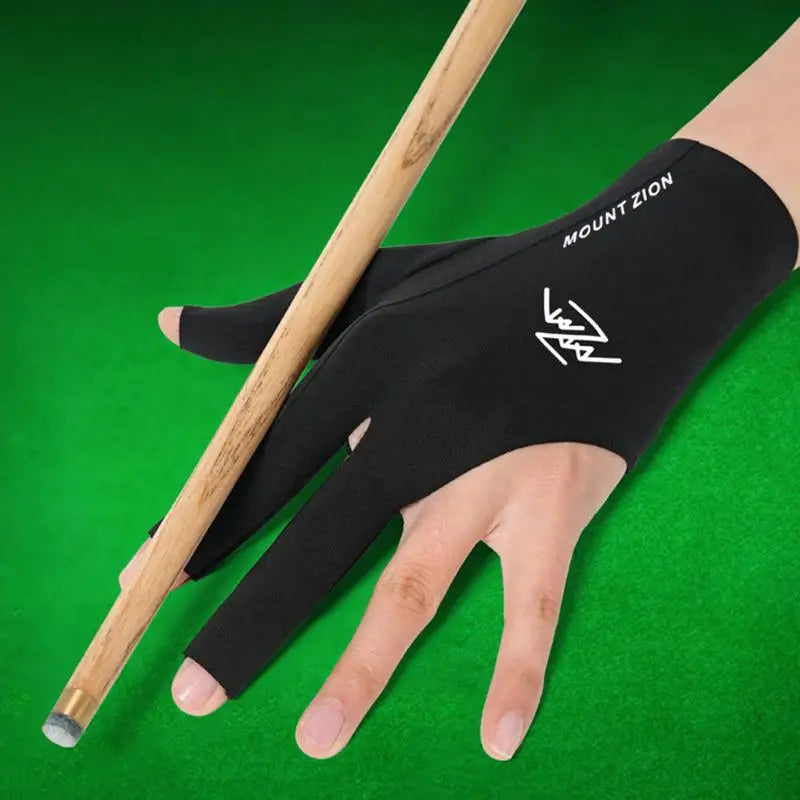 Fingerless Billiard Pool Glove – Breathable Ice Silk 3-Finger Billiard Cue Glove Axl