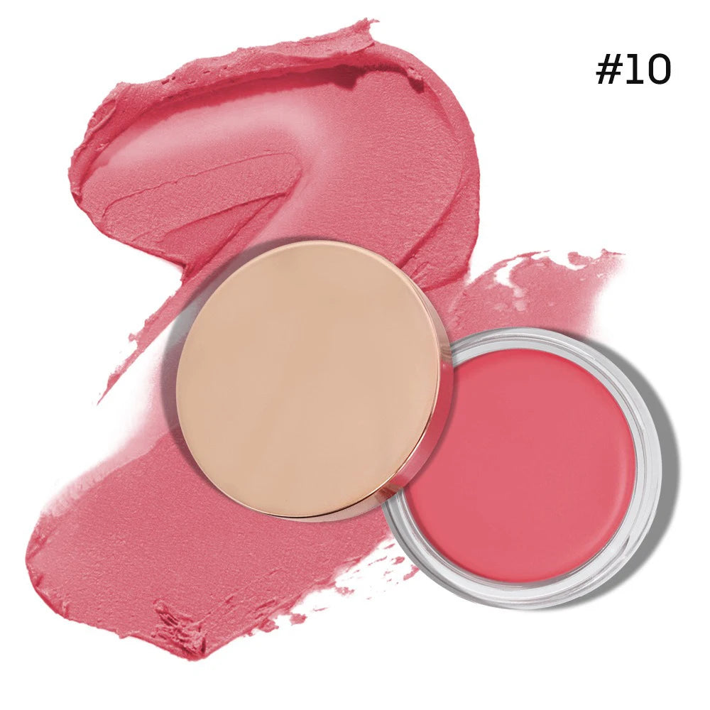 Dual-Use Matte & Shimmer Cream Blush | Vegan Private Label Cream Blush Axl 10 40pcs with logo