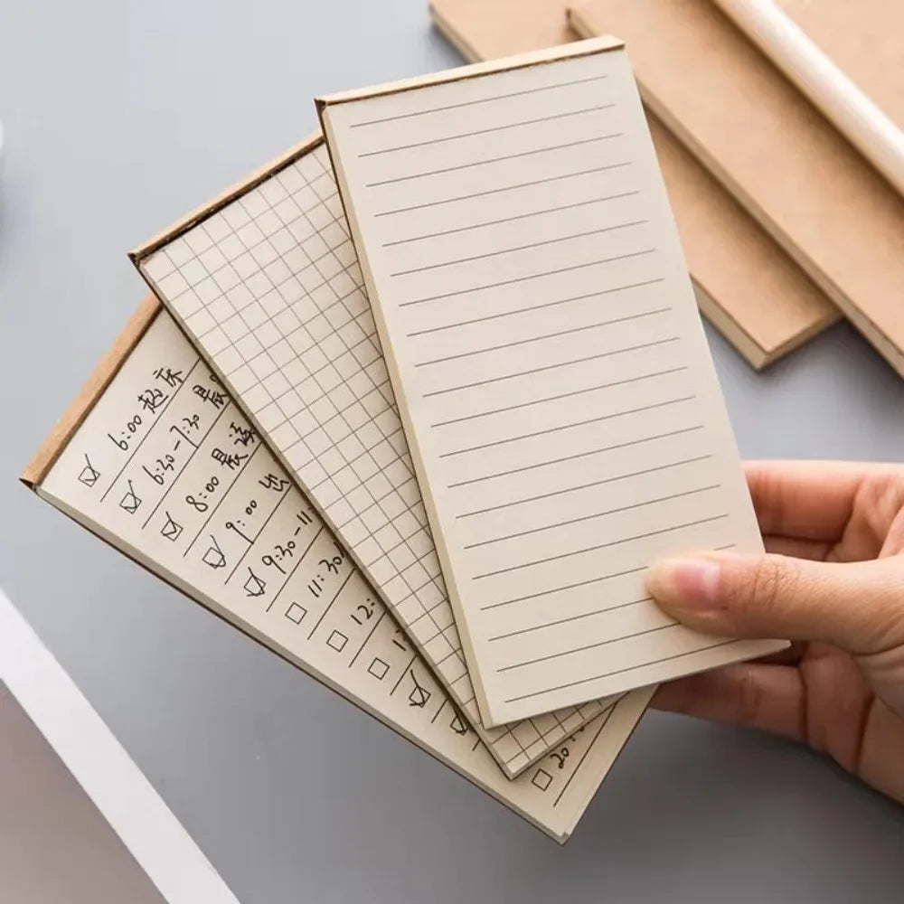 Pocket Kraft Paper Memo Pad – To-Do List & Notepad, 50 Pages Pocket Memo Pad Axl