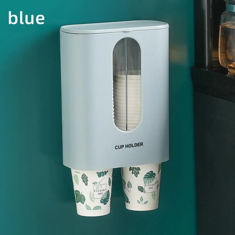 Automatic Disposable Cup Dispenser – Wall Mount Paper Cup Holder Cup Dispenser Axl