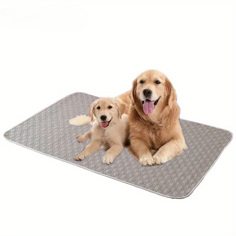 Reusable Washable Dog Pee Pad – Leak-Proof Mat for Pets Pet Urine Pad Axl Smoke Gray 70X50cm