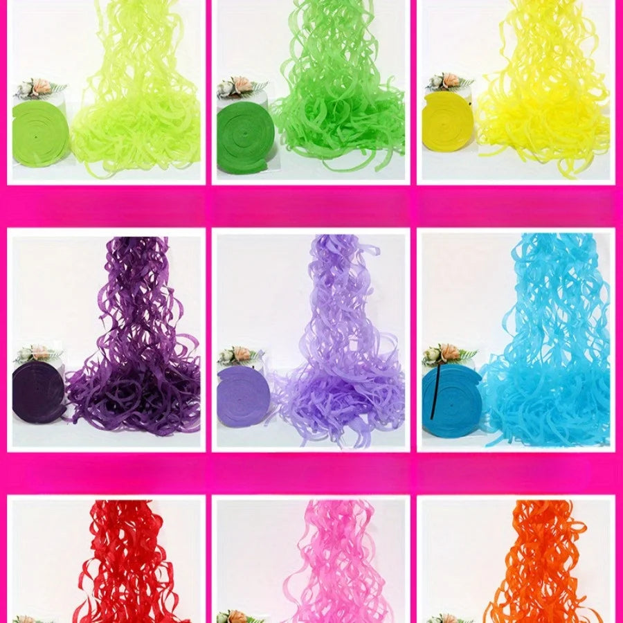 10 Pack Rainbow Spiral Tassel Hanging Streamers | Party Decor Party Hanging Streamers Axl