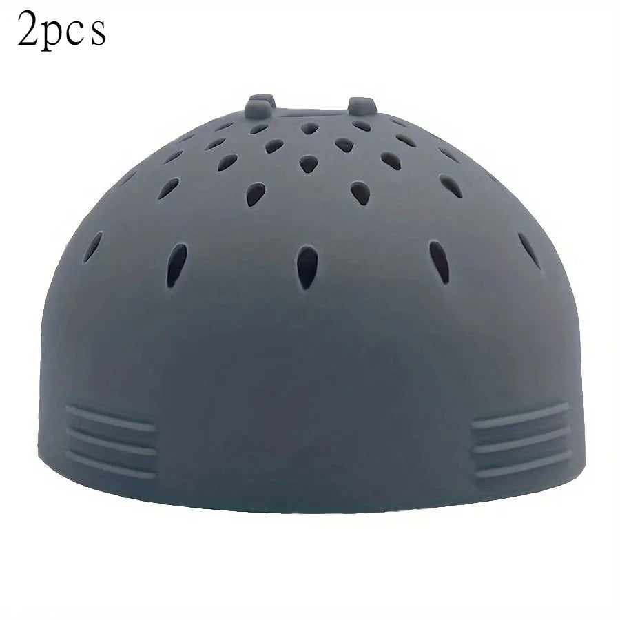 2-Pack Silicone Can Strainer – Mini Kitchen Sieve & Drainer Kitchen Can Strainer Axl Grey 2pcs