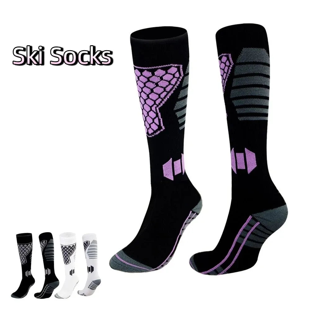 Thermal Ski Socks – Anti-Slip Moisture-Wicking Winter Sport Thermal Ski Socks Axl