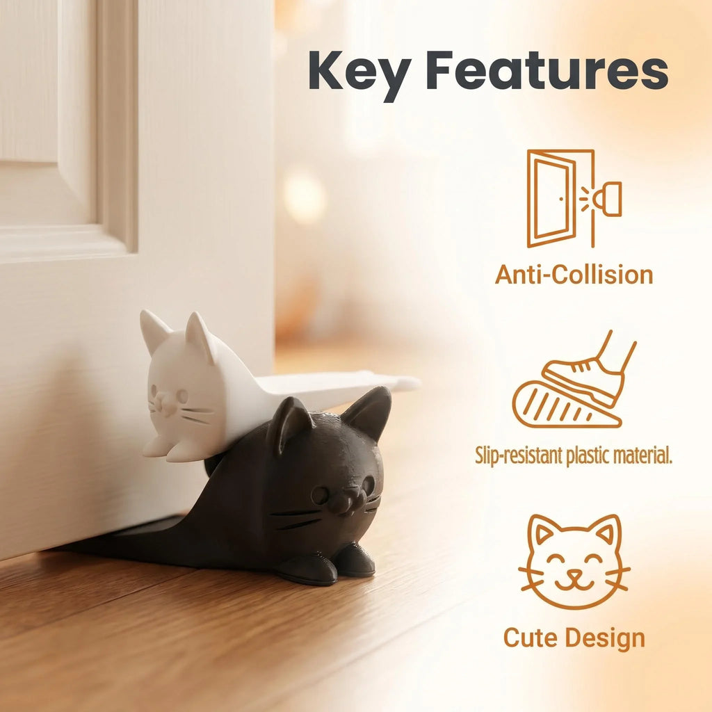 Cute Kawaii Door Stopper – Non-Slip Heavy Duty Floor Wedge Door Stopper Wedge Axl