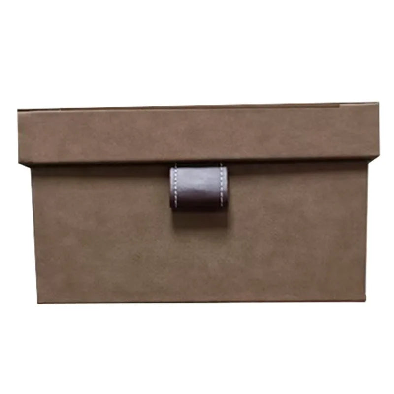 Large Leather Storage Box – 50L Clothes & Closet Organizer Leather Storage Box Axl