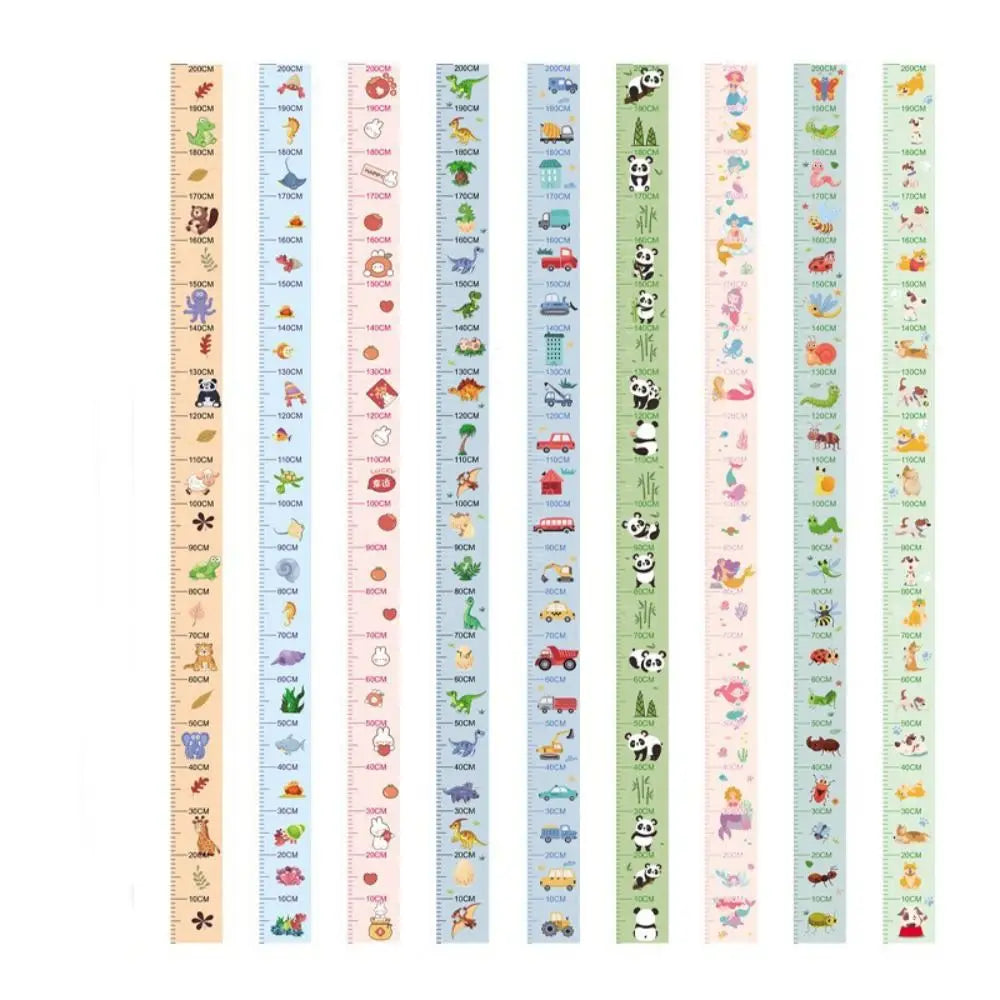 2M Kids Height Chart Wall Sticker – Cartoon Waterproof Measure Height Chart Sticker Axl