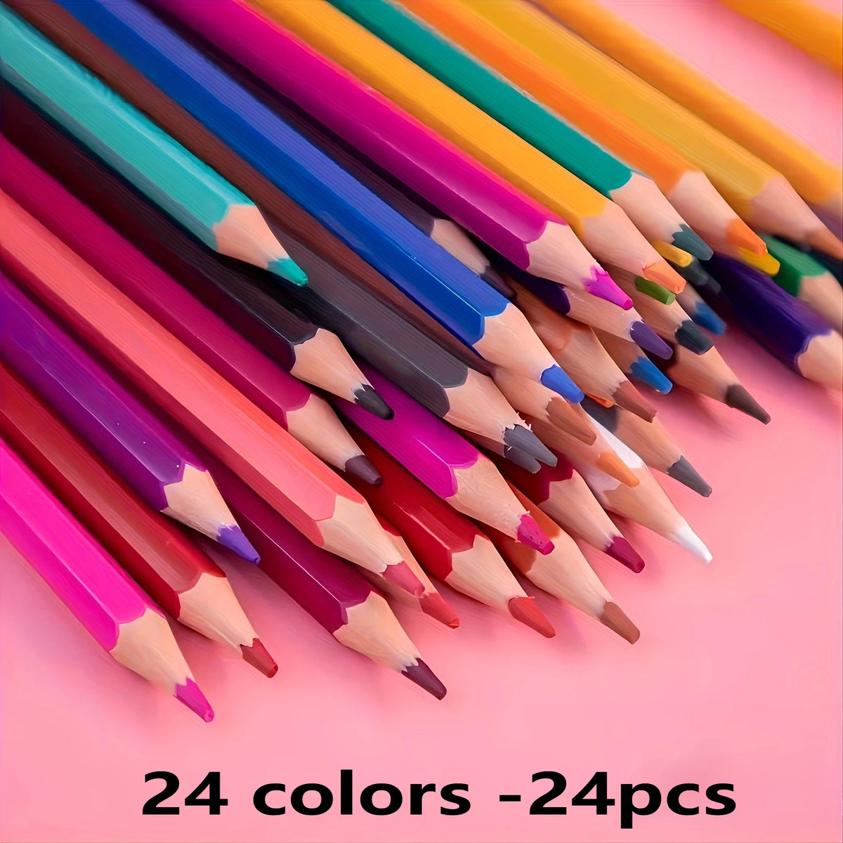 Professional Color Pencil Set for Drawing, Sketching & Coloring Color Pencil Set Axl 24-Colors