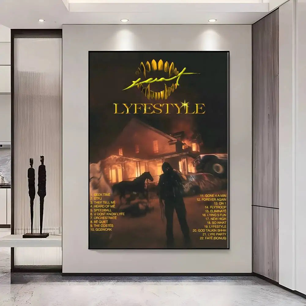 Yeat New Album HD Poster – Self-Adhesive Waterproof Wall Art Wall Art Poster Axl z1 15X20cmNoframe