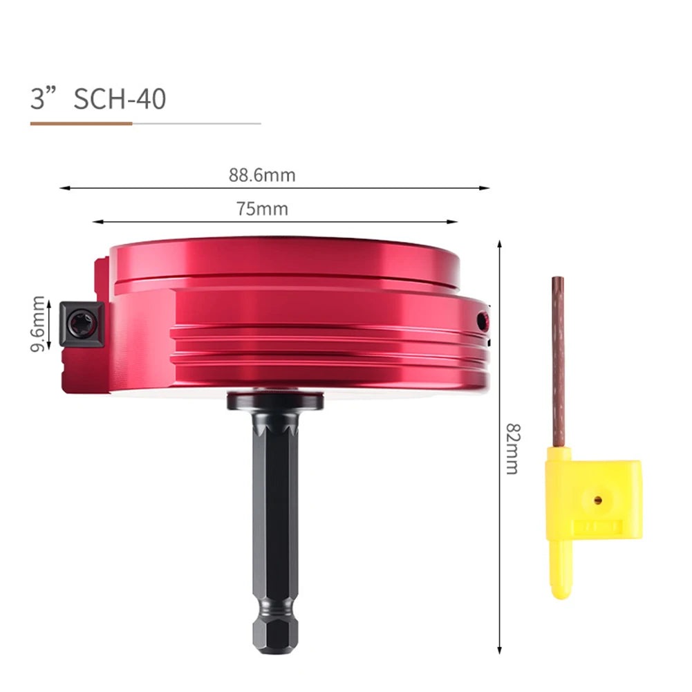 PVC Pipe Reamer 6.35mm Hex Shaft – Deburring Plumbing Tool Pipe Reamer Tool Axl type G China Mainland