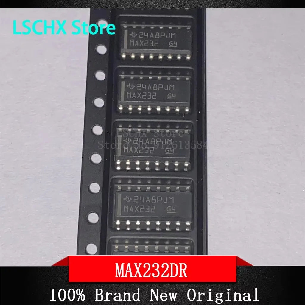 10-Pack Mixed ICs – TPD1E1B04, MAX232DR, MP6924AGS-Z & More Integrated Circuit IC Axl MAX232DR
