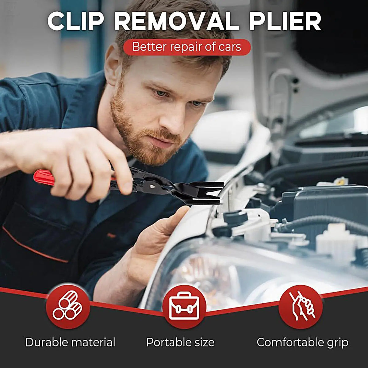 Panel Clip Removal Pliers – Automotive Trim & Fastener Tool Clip Removal Pliers Axl