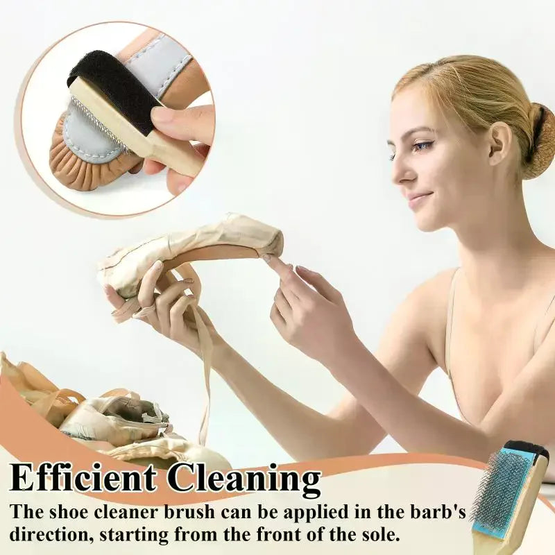 Wooden Suede Sole Wire Brush – Dance Shoe Cleaner Suede Shoe Brush Axl